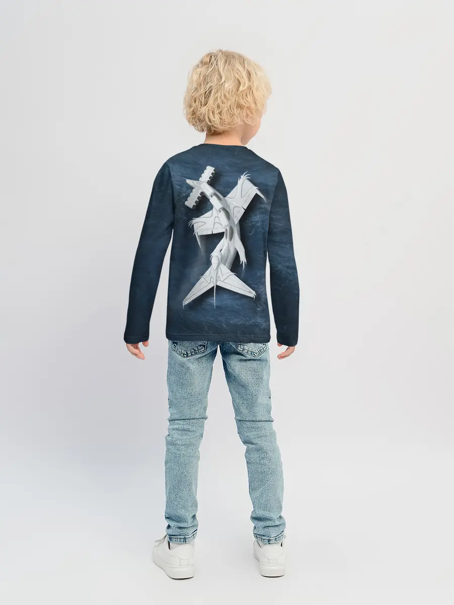 Детский лонгслив / Каспийский монстр Лунь