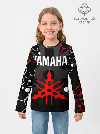 Детский лонгслив / YAMAHA / ЯМАХА / МОТОСПОРТ