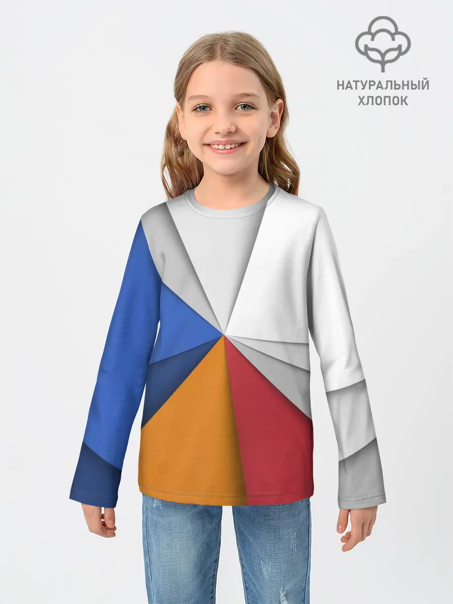 Детский лонгслив / Трегоугольник