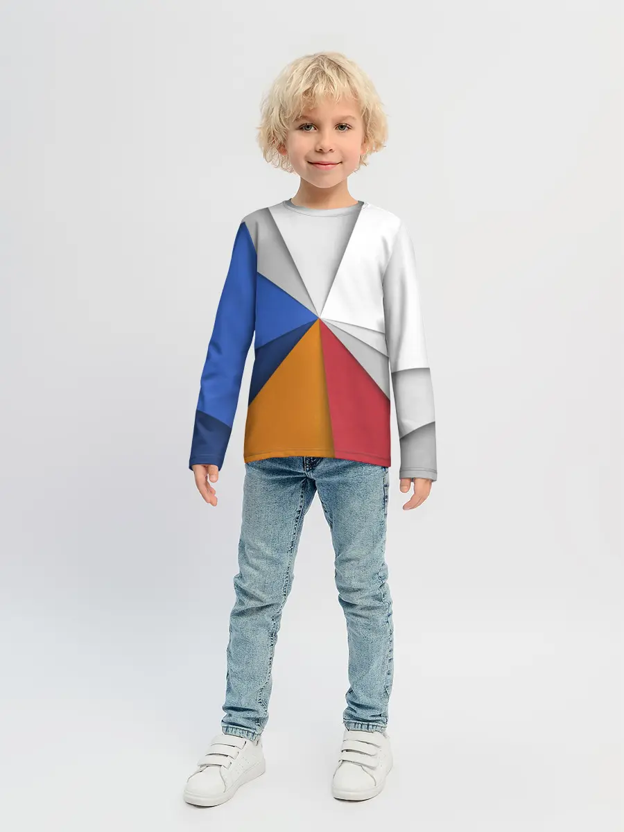 Детский лонгслив / Трегоугольник