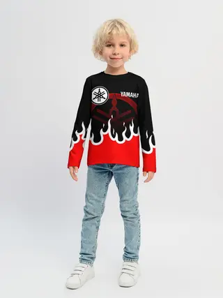 Детский лонгслив / YAMAHA / ЯМАХА / МОТОСПОРТ