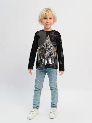 Детский лонгслив / Я - ниндзя