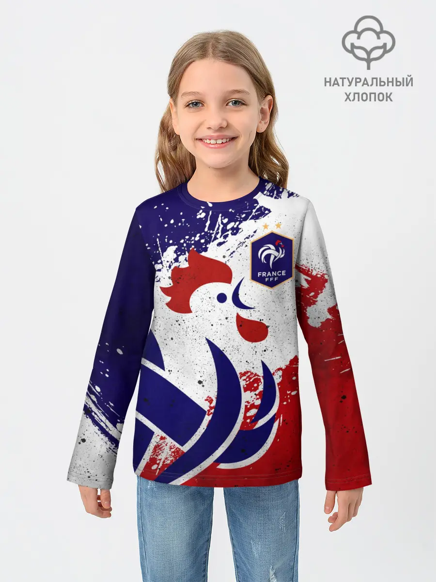 Детский лонгслив / Сборная Франции