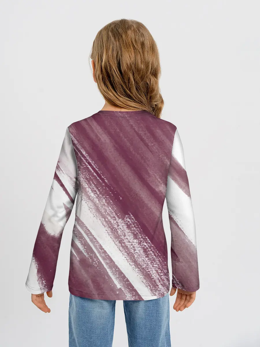 Детский лонгслив / Аста Либе Чёрный клевер