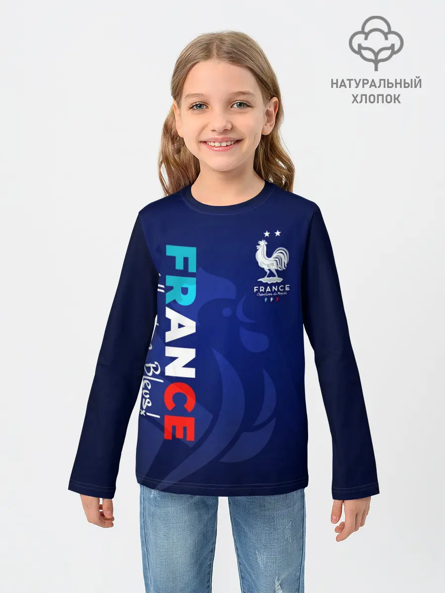 Детский лонгслив / Сборная Франции