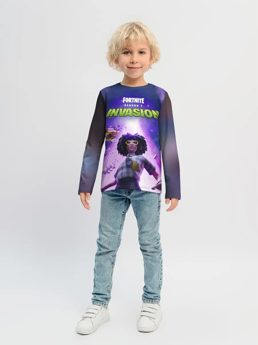 Детский лонгслив / FORTNITE 7 СЕЗОН 2 ЧАСТЬ
