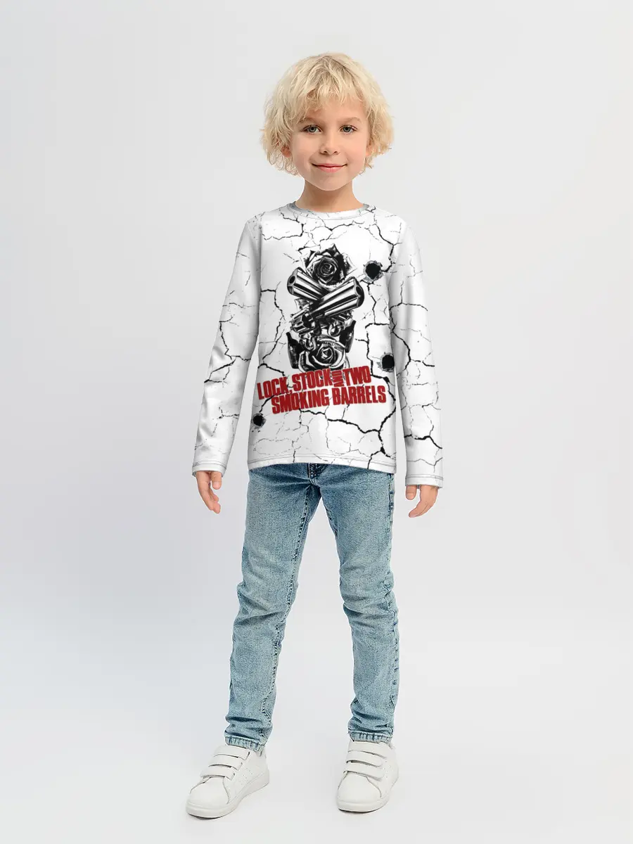 Детский лонгслив / Lock, money, two barrels $$$