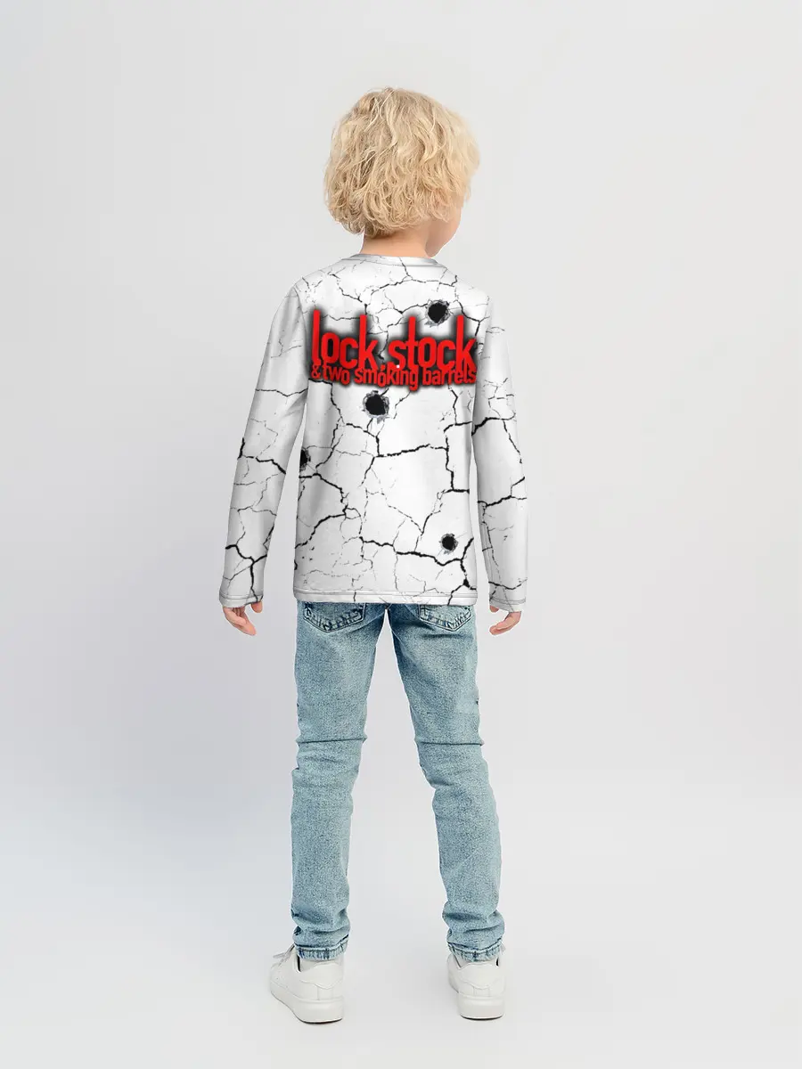 Детский лонгслив / Lock, money, two barrels $$$