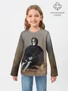Детский лонгслив / Сидячий Скелет