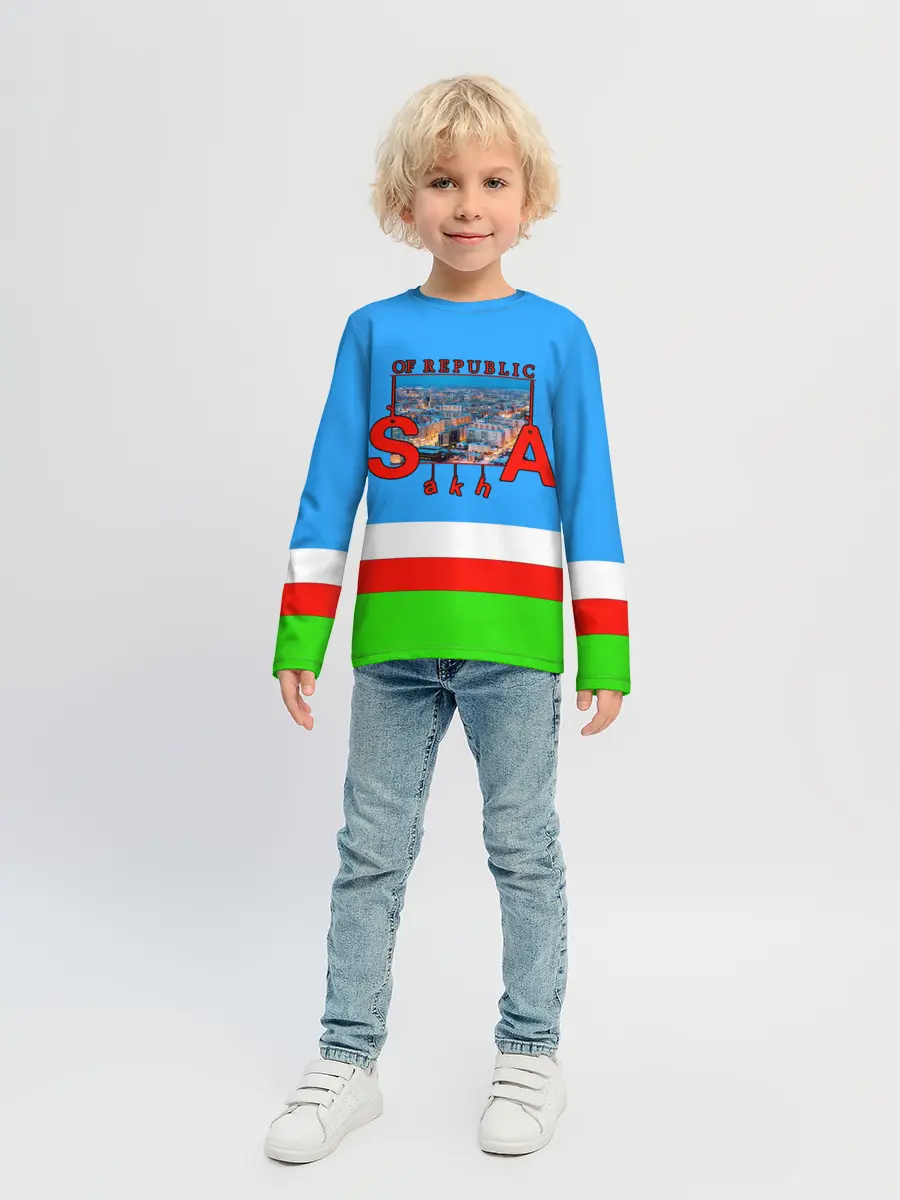 Детский лонгслив / Саха