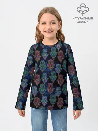 Детский лонгслив / Рука Бога