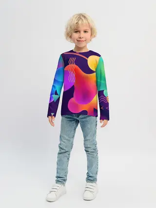 Детский лонгслив / Rainbow T-Shirt