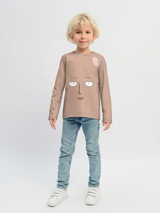 Детский лонгслив / Сайтама One-Punch Man