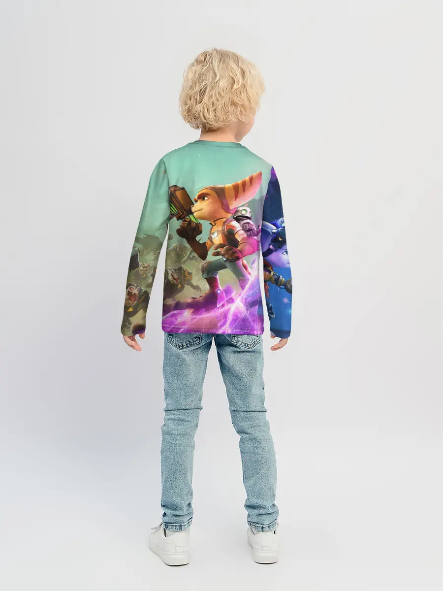 Детский лонгслив / Ratchet & Clank: Rift Apart
