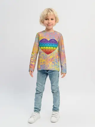 Детский лонгслив / Я твой поп-ит!