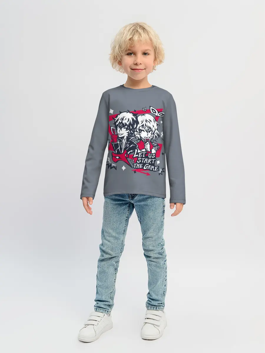 Детский лонгслив / Начнём игру