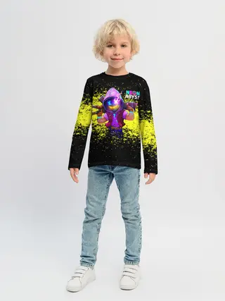 Детский лонгслив / Neon Abyss