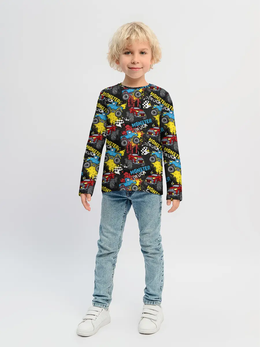 Детский лонгслив / MONSTER TRUCK