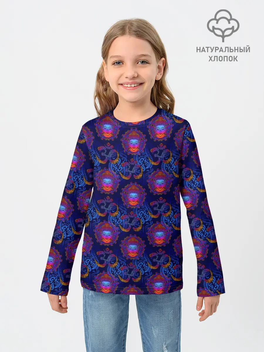 Детский лонгслив / Будда