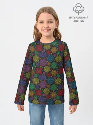 Детский лонгслив / Чакры