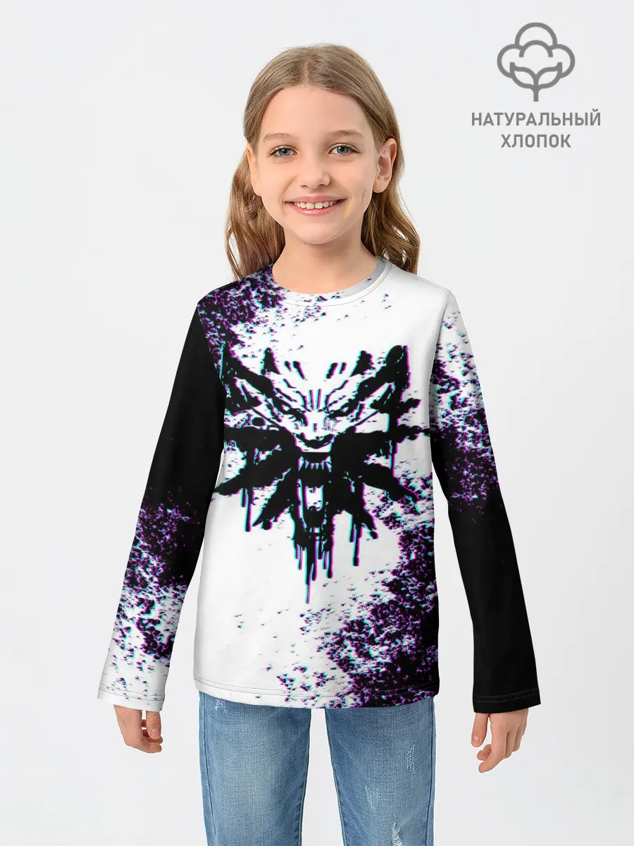 Детский лонгслив / THE WITCHER GLITCH / ГЛИТЧ