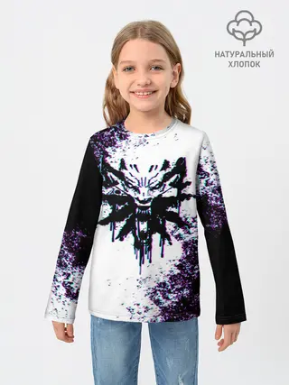 Детский лонгслив / THE WITCHER GLITCH / ГЛИТЧ