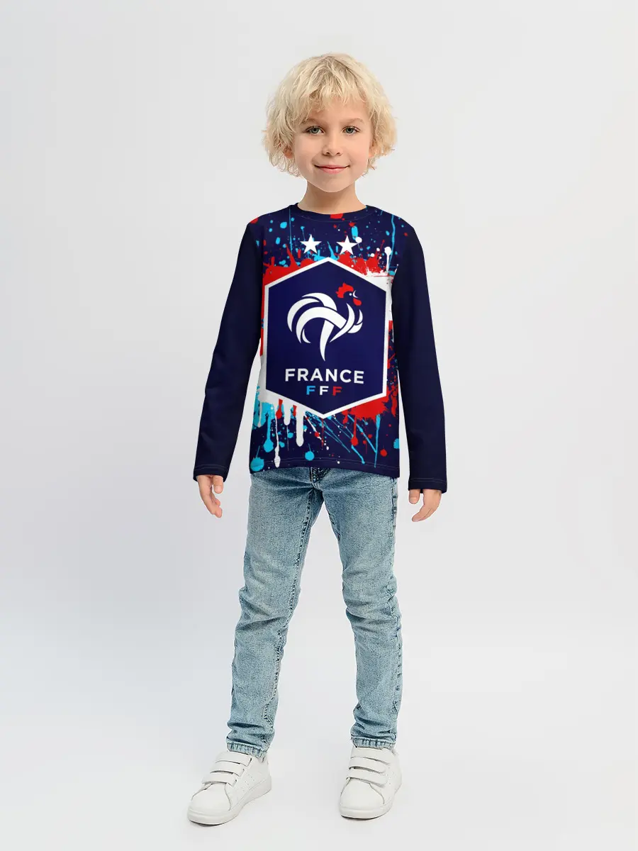 Детский лонгслив / Сборная Франции