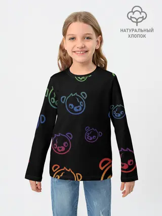 Детский лонгслив / Colorful Bear