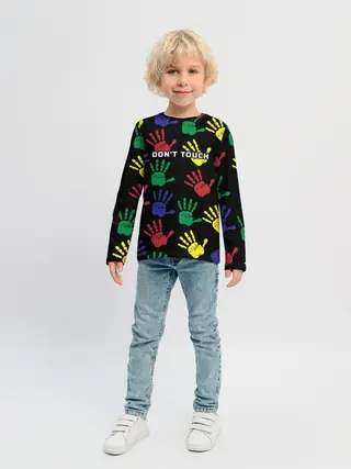 Детский лонгслив / Dont touch / Не трогать