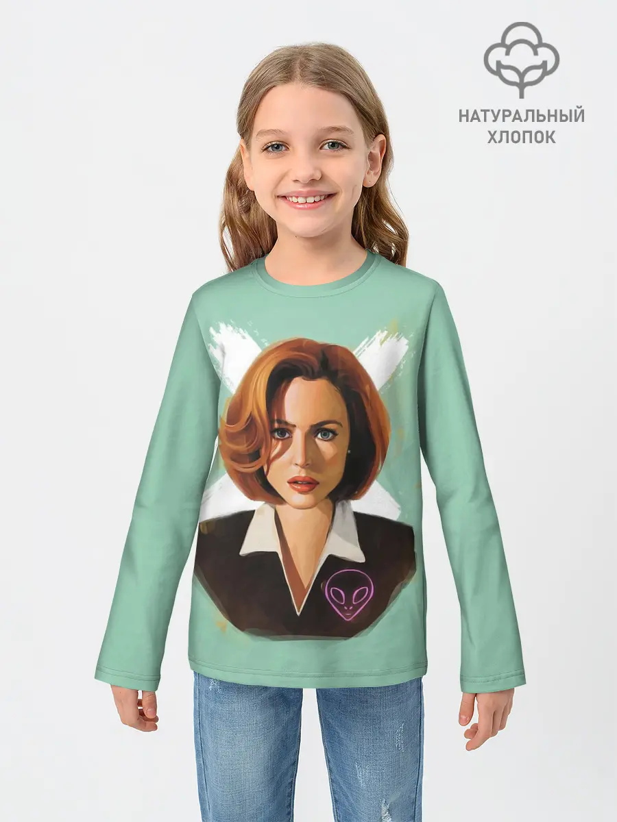 Детский лонгслив / Дана Скалли
