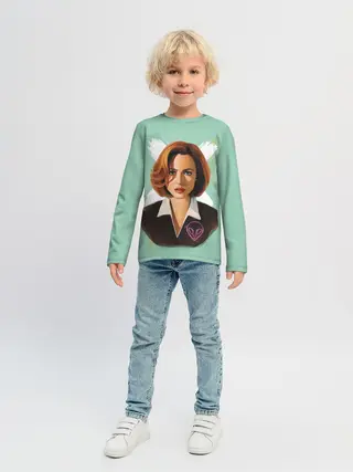 Детский лонгслив / Дана Скалли