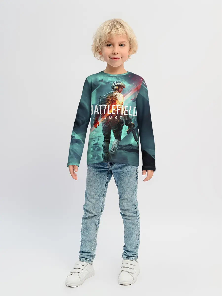 Детский лонгслив / Баттлфилд 2042