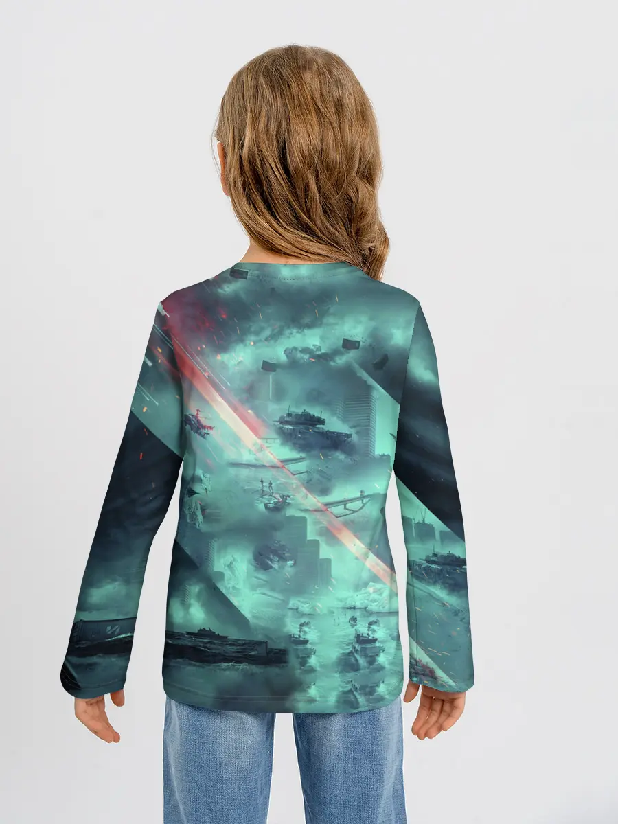 Детский лонгслив / Баттлфилд 2042