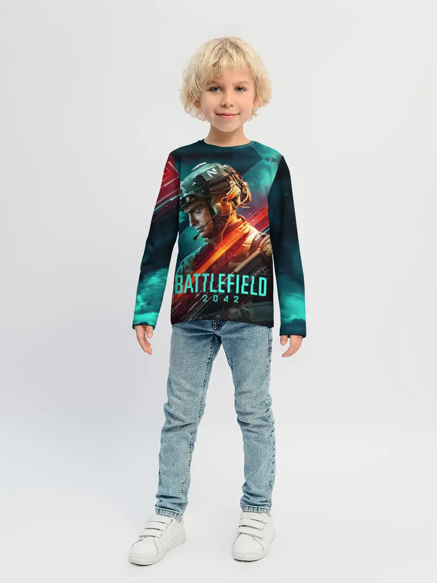 Детский лонгслив / Battlefield 2042 Soldier