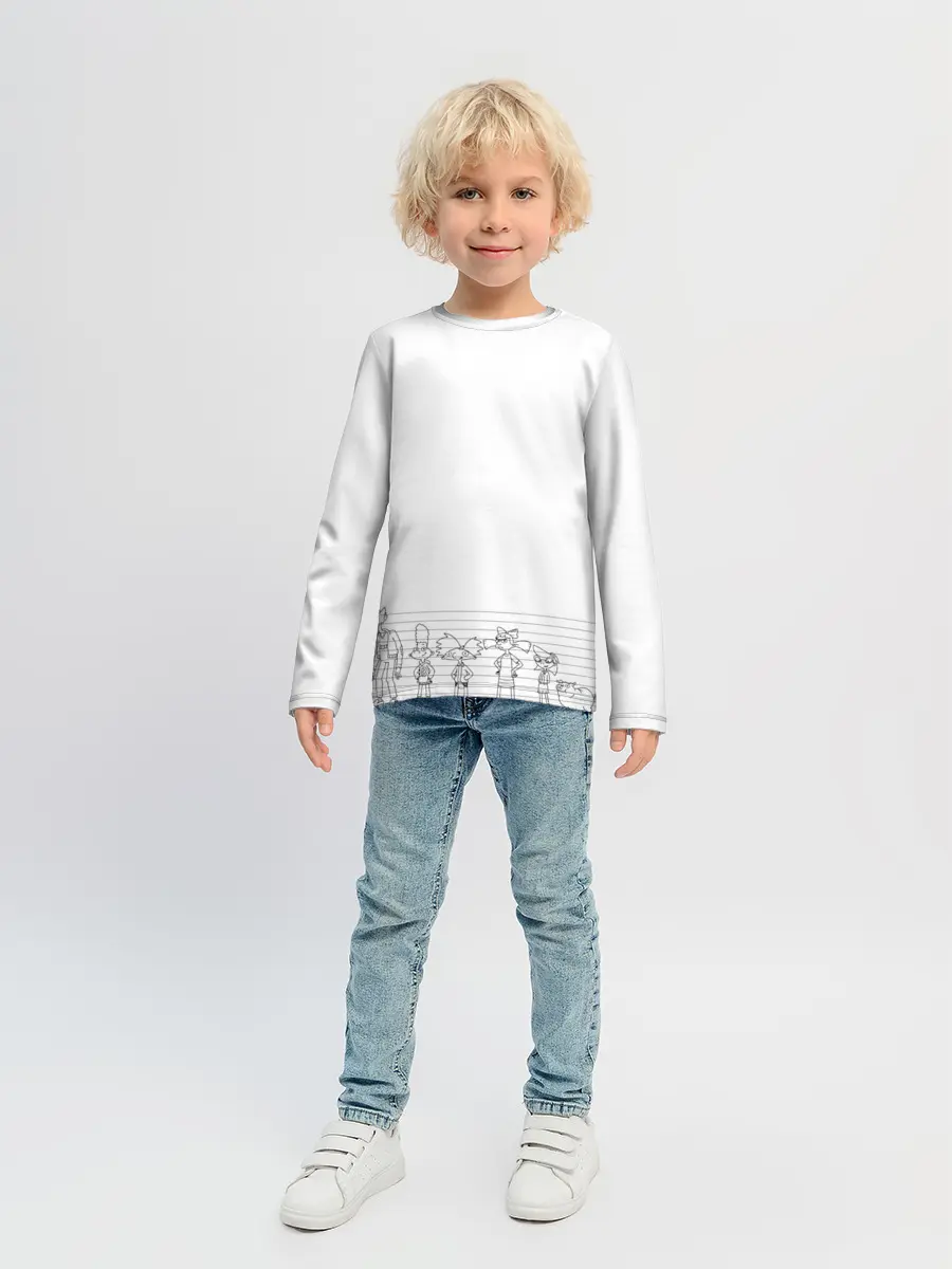 Детский лонгслив / Эй, Арнольд | Арнольд и друзья