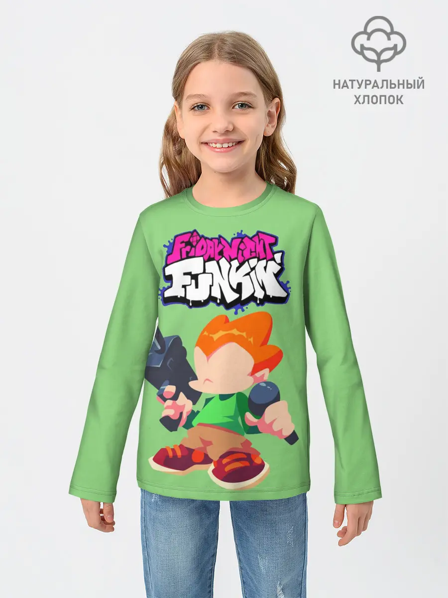 Детский лонгслив / FNF Pico
