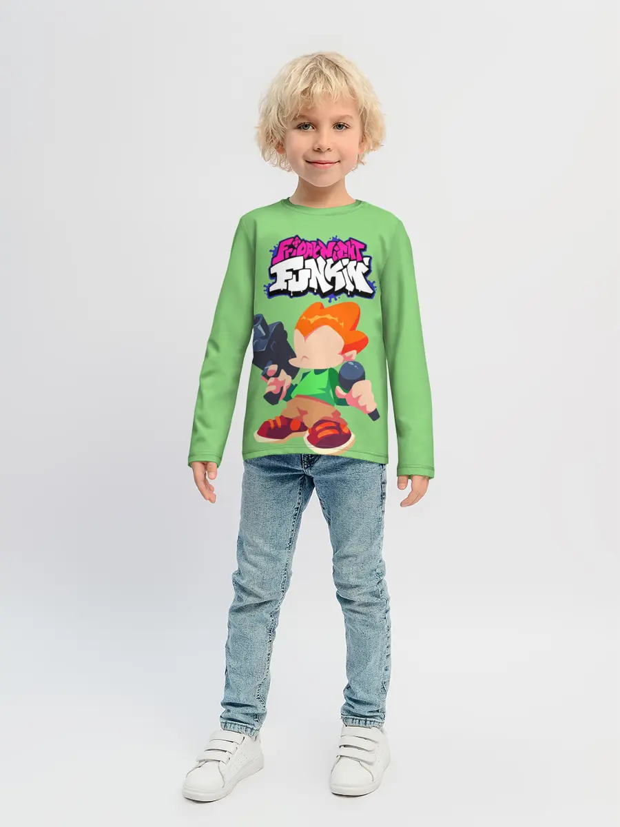 Детский лонгслив / FNF Pico