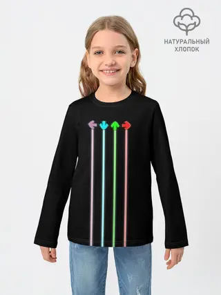 Детский лонгслив / Arrows Friday night funkin