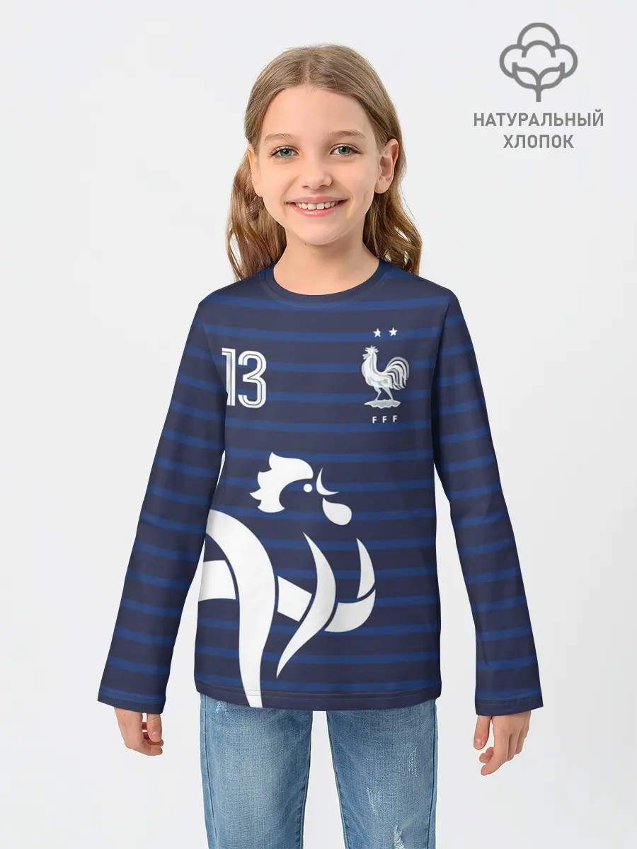 Детский лонгслив / Канте в стиле формы Франции