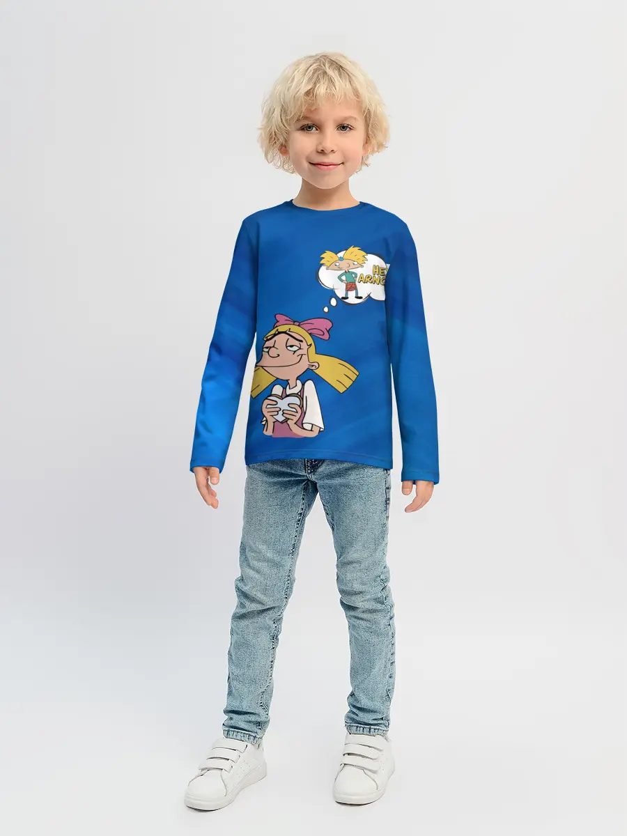 Детский лонгслив / Хельга и Арнольд