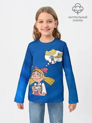 Детский лонгслив / Хельга и Арнольд