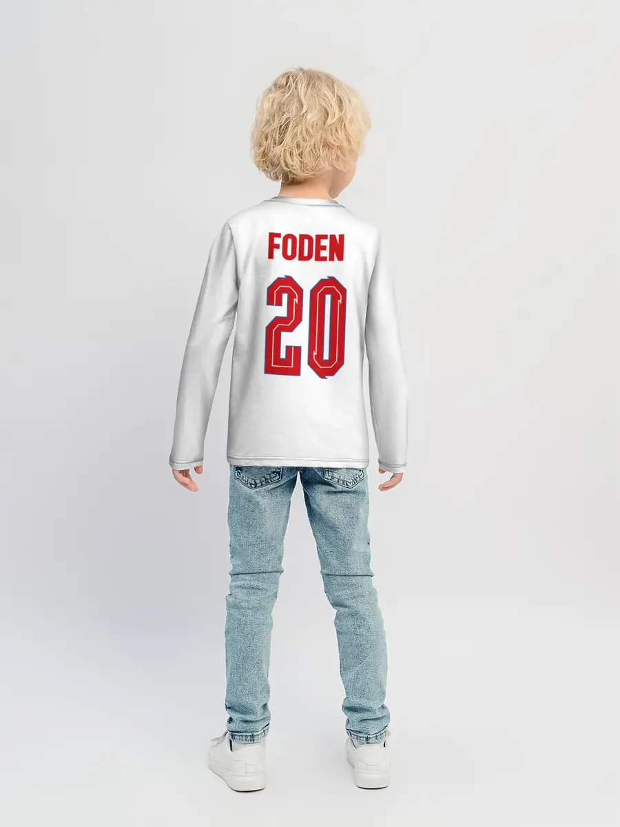 Детский лонгслив / Фил Фоден форма Англия