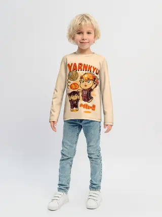 Детский лонгслив / YARNKYU Haikyu!! | ЯКУ Хайкью!!