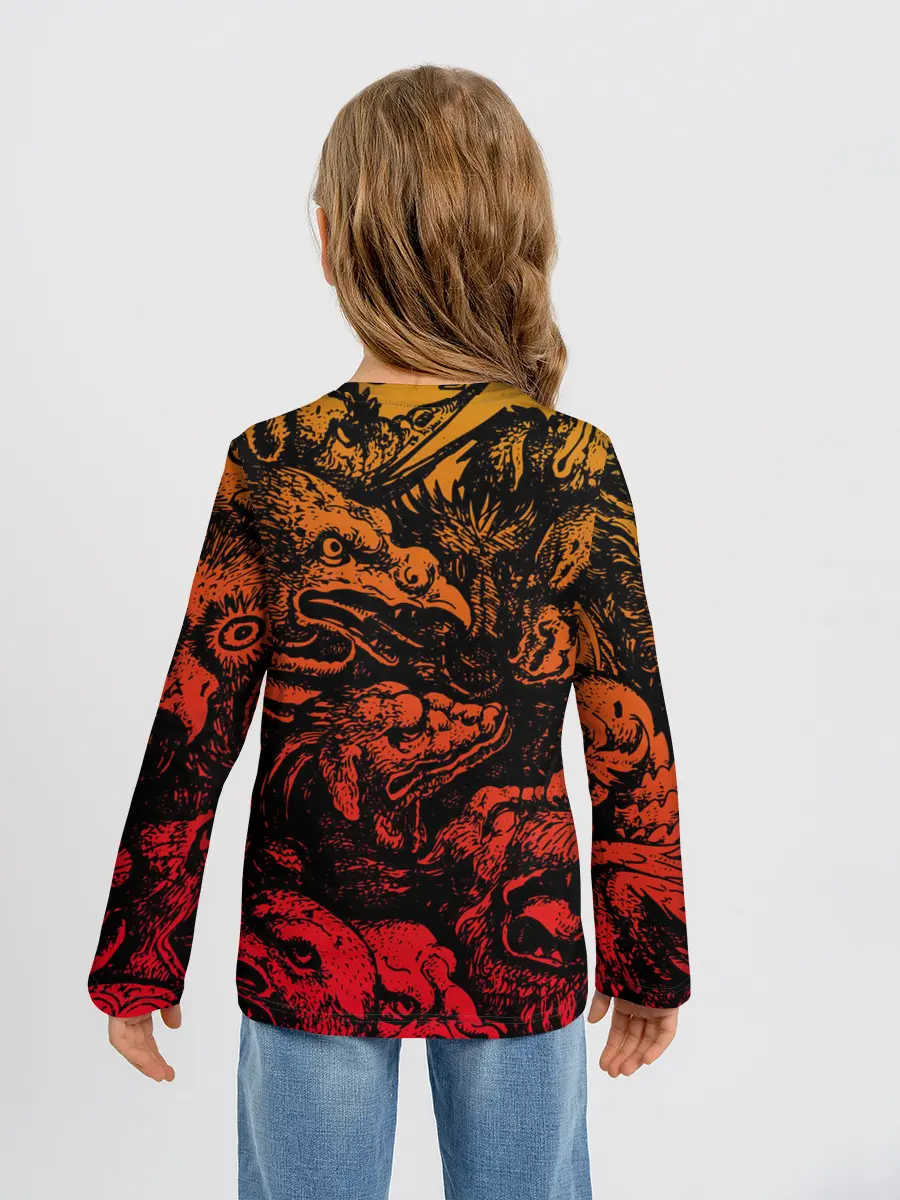 Детский лонгслив / Grotesque animals