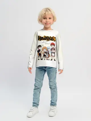 Детский лонгслив / Старшая Карасуно | Академия Шираторизава