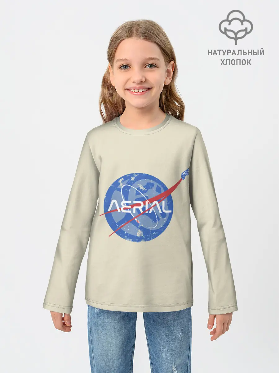 Детский лонгслив / Nasa x Rocket league