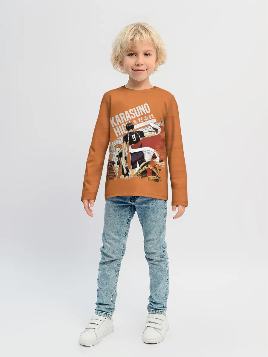 Детский лонгслив / Старшая Карасуно | Haikyuu!!