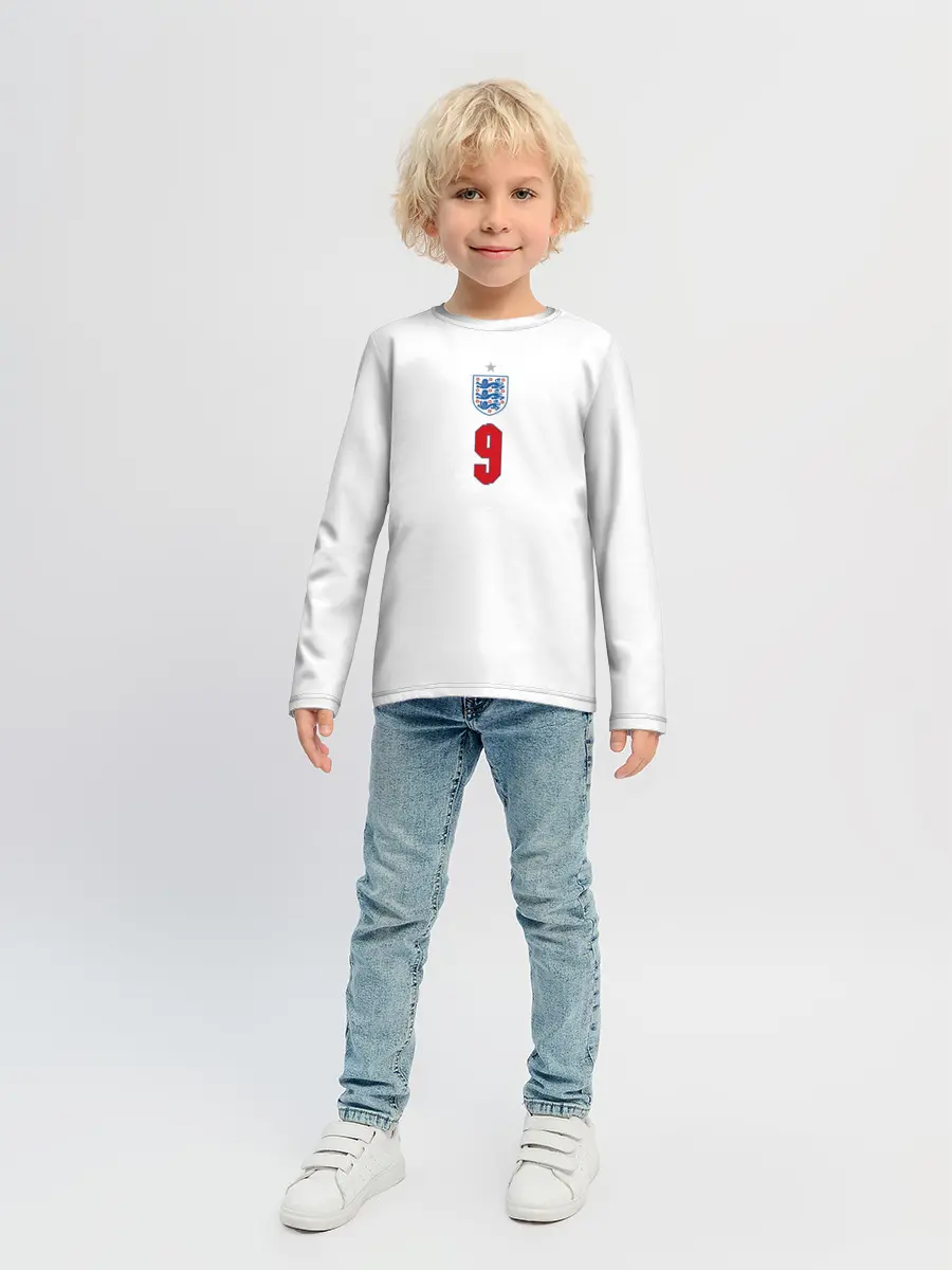 Детский лонгслив / Кейн форма Англия 2021/2022