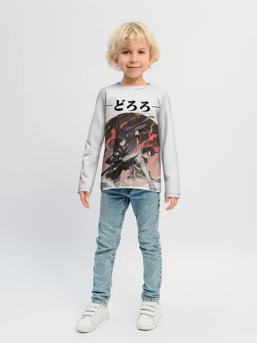 Детский лонгслив / Дороро и Хяккимару