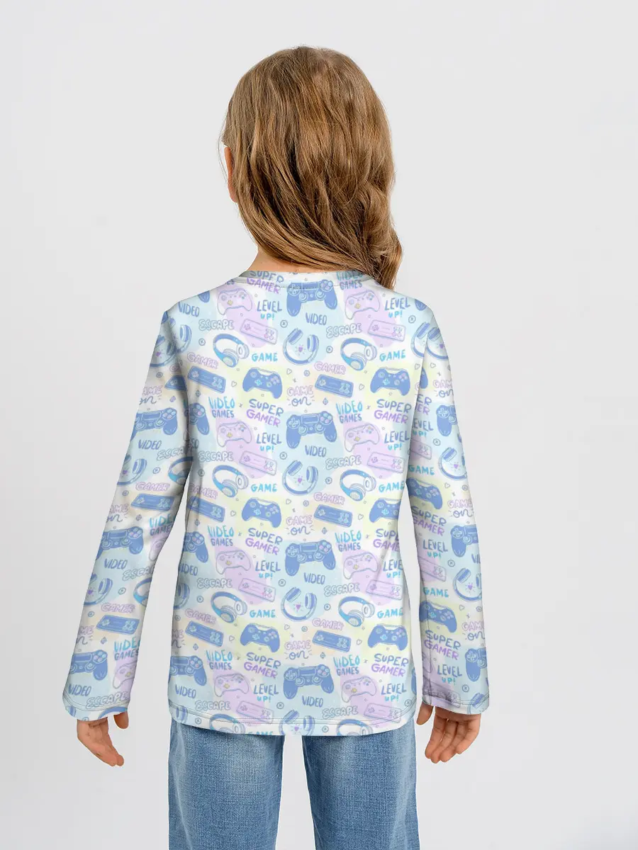 Детский лонгслив / Игры